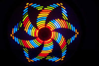 Rainbow wheel lights !