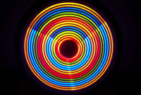 Rainbow wheel lights !