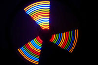 Rainbow wheel lights !